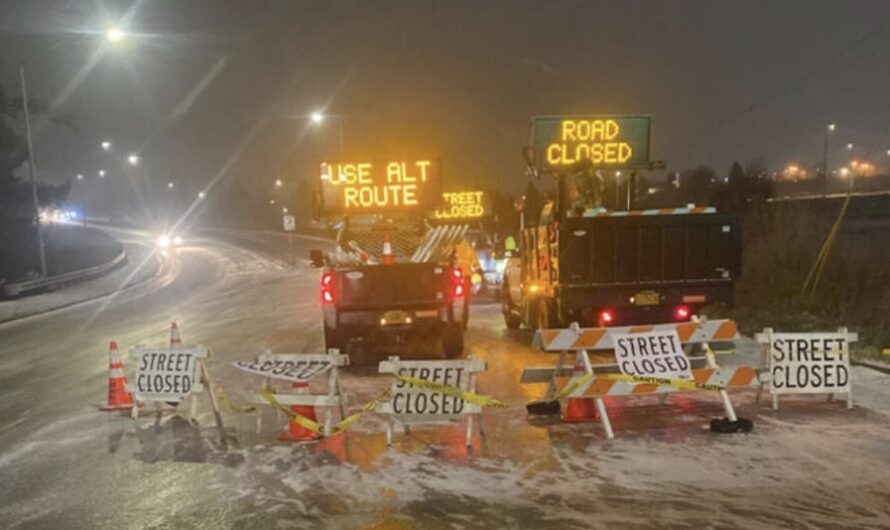 大波特兰地区周末积雪可达25厘米厚