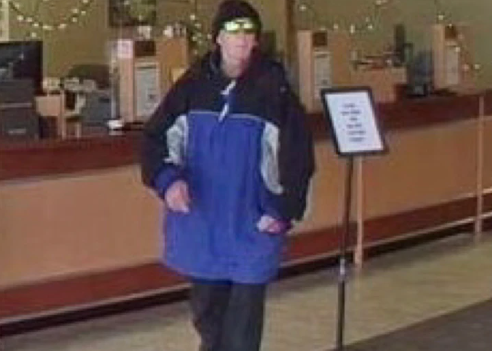 用纸条抢劫银行的68岁男子被捕了