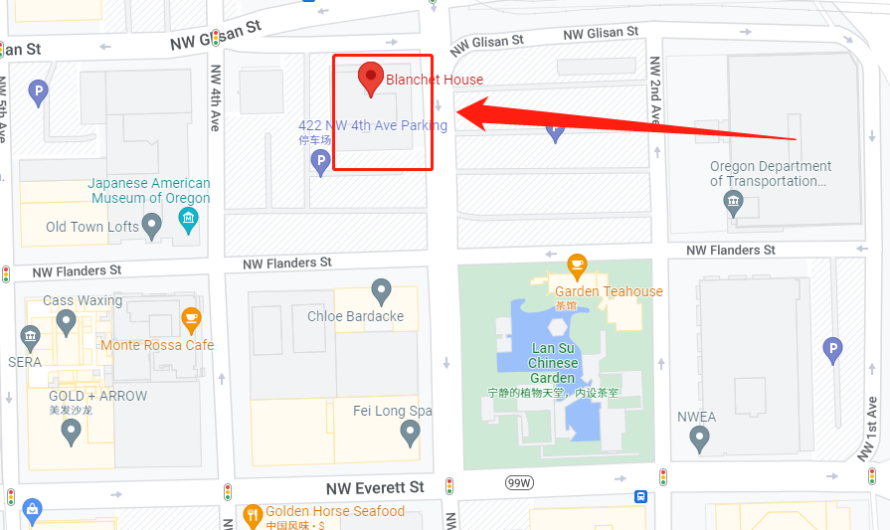 男子在波特兰旧城区行刺十几次