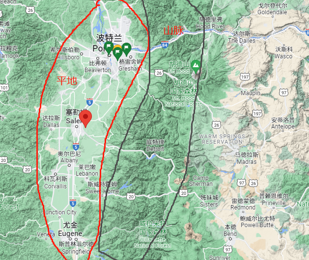 第一场寒潮！降雪！俄勒冈州将零下13摄氏度！