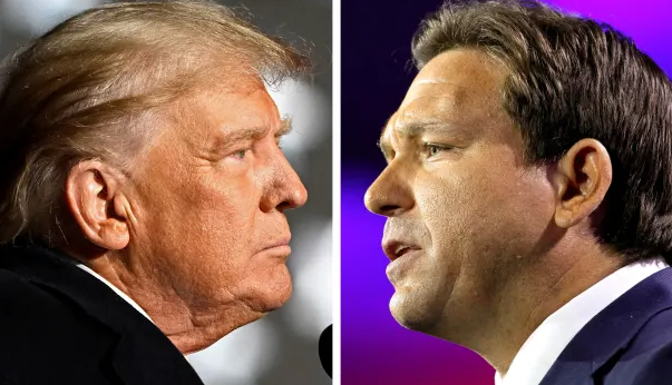 民意调查显示，特朗普将击败德桑蒂斯