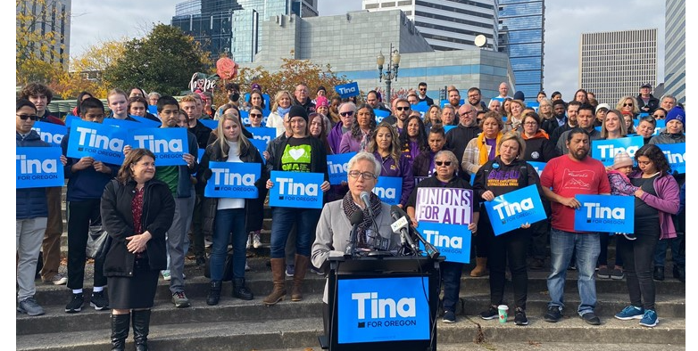 成败皆因波特兰！Tina Kotek宣布当选俄勒冈州州长！