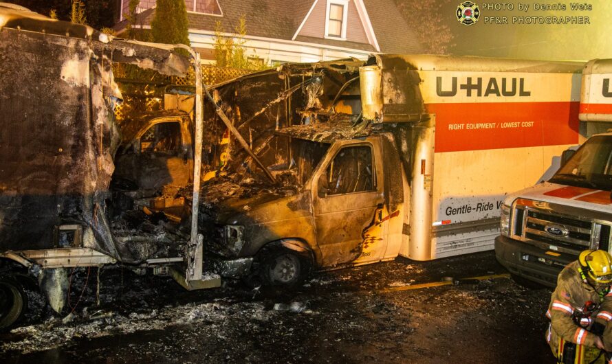 波特兰卡车出租公司火光冲天