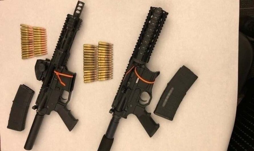 两少年逃离警察大追捕，扛AR自动步枪进民宅！