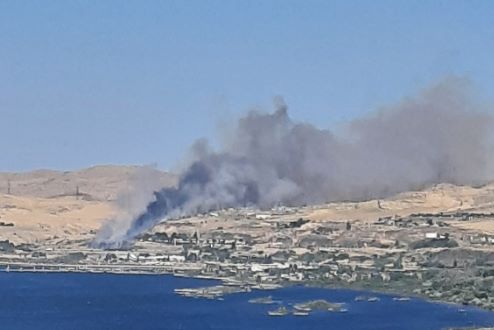 The Dalles 东侧发生火灾，已下令疏散