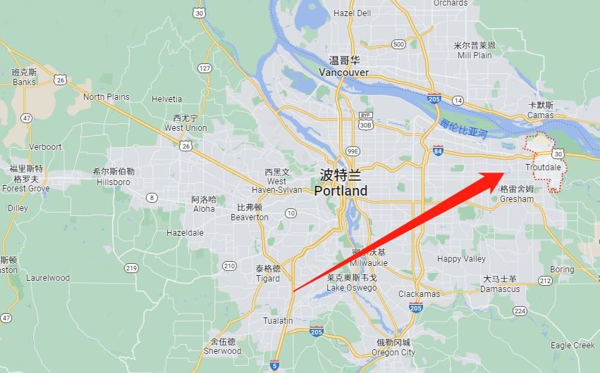 美洲狮闯入波特兰都市圈的居民区！