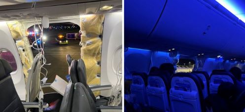 飞机窗户在俄勒冈州上空爆破！美国命令停飞波音737 Max 9！