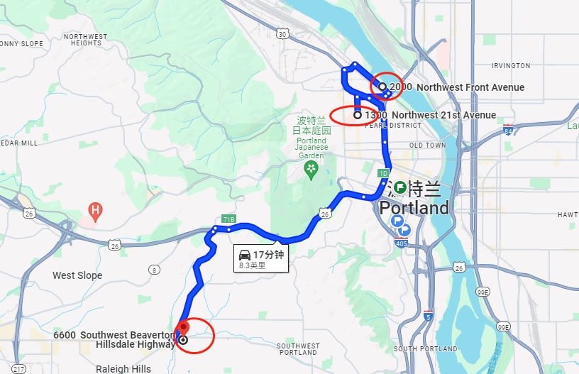 今天上午！波特兰一小时内发生三起餐馆被武装抢劫