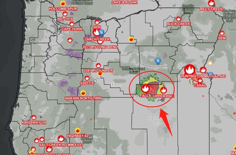 哈尼县和格兰特县部分地区已发布三级“立即撤离”通知！