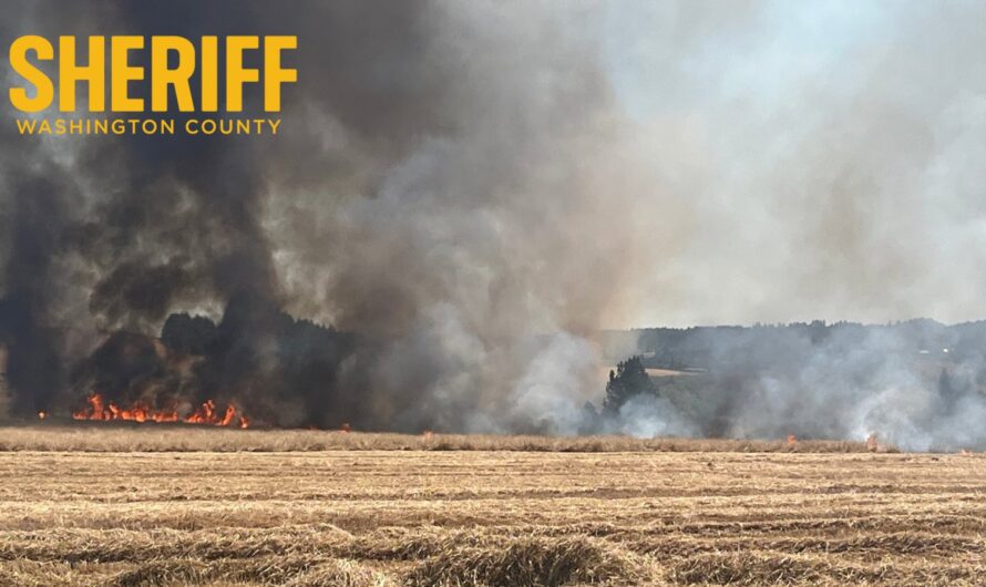 Hillsboro西南部发生 5 级灌木丛火灾！封路！