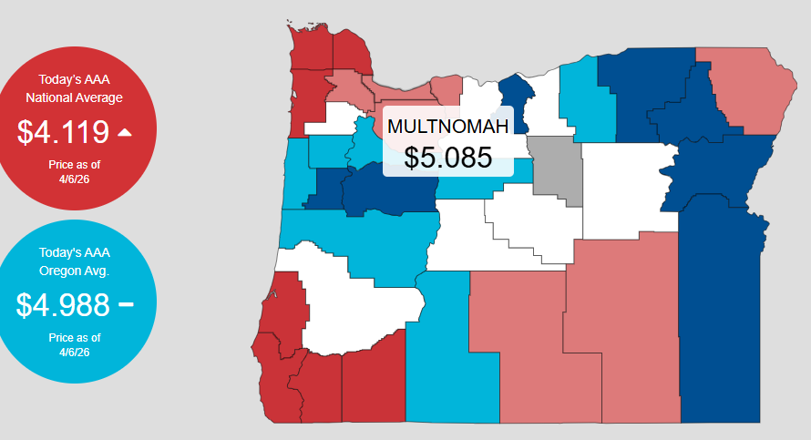 波特兰地区汽油均价破5美元！特朗普放话：一夜摧毁伊朗！不怕战争罪！